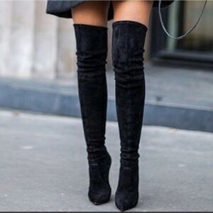 Sam Edelman Black Over the Knee Boots size 7.5